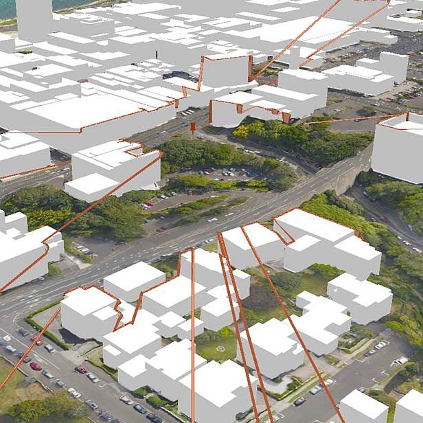 3D data capture and modelling of the New Plymouth CBD