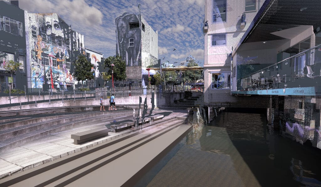 BTW BIM model Huatoki Plaza New Plymouth