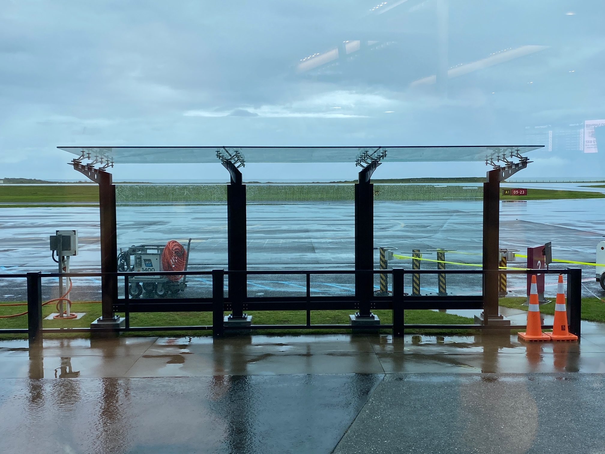 New Plymouth Airport Shelters