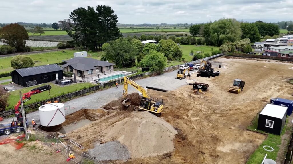 Tauwhare Papakāinga Project is an example of planning, surveying, and civil engineering work by BTW in the Waikato. Photo Supplied / BTW Company